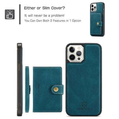 Magnetic Safe Leather Case For iPhone