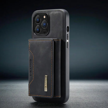 Detachable magnetic leather iPhone case