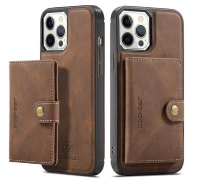 Detachable magnetic leather iPhone case