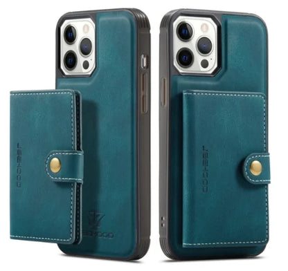 Detachable magnetic leather iPhone case