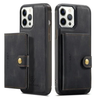 Detachable magnetic leather iPhone case